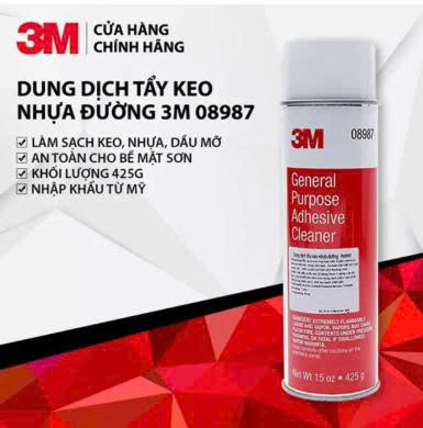 Chai xịt tẩy keo 3M 08987 General Purpose Adhesive Cleaner 425g Chai xịt tẩy keo 3M 08987 General Purpose Adhesive Cleaner 425g